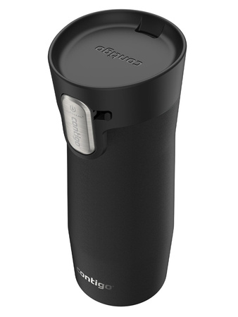 Contigo West Loop 3.0 Thermobecher 470ml - Französische Bulldogge - Matt Schwarz