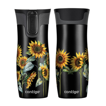 Thermal mug Contigo West Loop 2.0 470 ml - Sunflowers