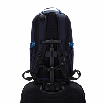 Diebstahlsicherer Reiserucksack für Laptop Pacsafe V 24 l - Marineblau