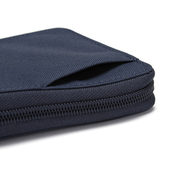 Pacsafe RFIDsafe recycelte Anti-Diebstahl-Geldbörse - marineblau