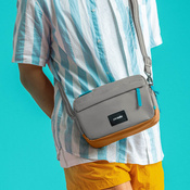 Urban small anti-theft bag Pacsafe Go - stone
