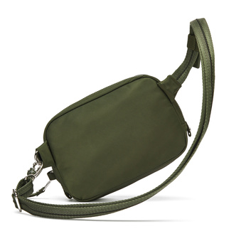 Kleine 2-in-1-Handtasche für Damen mit Diebstahlschutz Pacsafe W – olivgrün