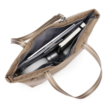 Pacsafe W Anti-Diebstahl-Handtasche für Frauen - beige