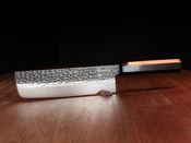 Exclusive Aka Tori Tokyo Black 7" Nakiri Knife – Damascus Steel Business Gift with Custom Engraving Option