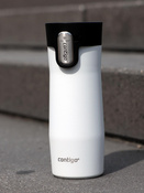 Contigo West Loop 3.0 Travel Mug 470ml - French Bulldog - White Matte