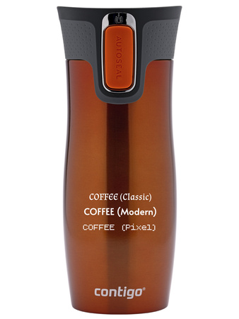 Thermobecher mit gravur Contigo West Loop 2.0 - Orange