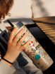Thermobecher mit strohhalm Contigo Luxe Tumbler 720ml - Summer - Brown Sugar