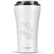 Dr.Bacty Apollo 2.0 Thermo-Kaffeebecher - Talk to me - 360 ml - Glänzend Weiß