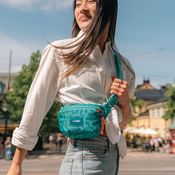 Pacsafe Go anti-theft hip pack - reef