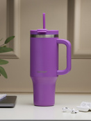 Thermalbecher mit Strohhalm Contigo Streeterville Tumbler 1200 ml - Galactic