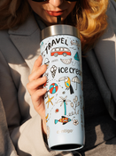 Thermobecher mit strohhalm Contigo Luxe Tumbler 720ml - Summer - Periwinkle