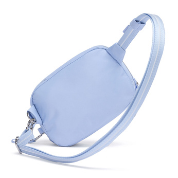 Kleine 2-in-1-Handtasche für Damen mit Diebstahlschutz Pacsafe W – serenity blue