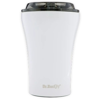 Kaffee Thermalbecher mit Keramikbeschichtung Dr. Bacty Apollo 227 ml - weiß