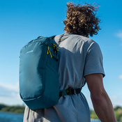 Wasserdichter, diebstahlsicherer Rucksack 12l Pacsafe ECO CX Econyl® - blau.