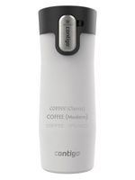 Thermal mug Contigo West Loop 3.0 with custom inscription- engraved - White Matte