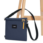 Pacsafe® go anti-diebstahl crossbody pouch - navy blau