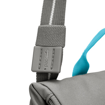 Folding women's anti-theft bag Pacsafe Go - stone