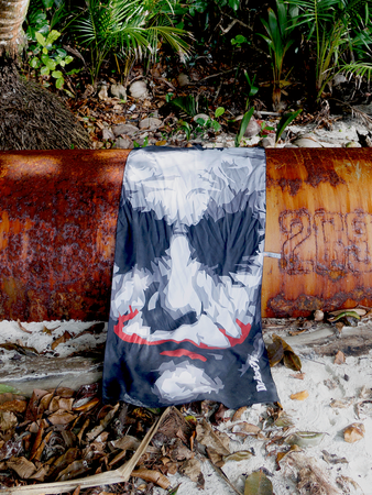 Dr.Bacty 70x140 double-sided quick-dry towel - Joker Face