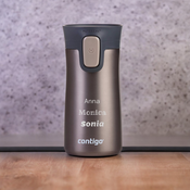 Thermal mug with engraving Contigo Pinnacle 300ml - Latte