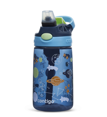 Wasserflasche / Trinkflasche für Kinder Contigo Easy Clean 420ml - Blueberry Cosmos