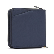 Men's small RFID Pacsafe wallet - coastal blue