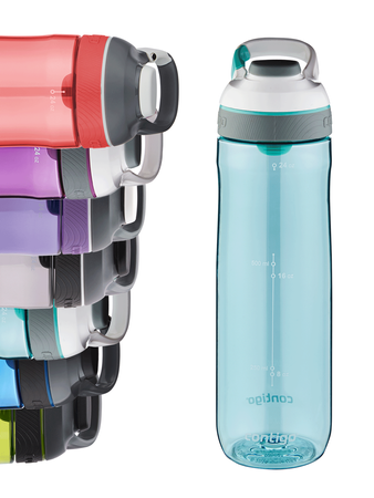 Wasserflasche Contigo Cortland 720ml - Graue Jade/Weiß