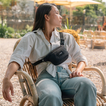 Pacsafe Go Anti-Diebstahl-Hüftniere - schwarz