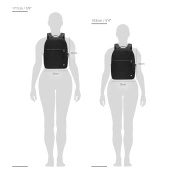 Pacsafe W Women's 10 L Anti-Diebstahl-Rucksack - hellblau