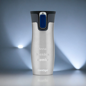 Thermal mug Contigo West Loop 2.0 with custom inscription-engraved - Stainless steel