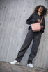 Pacsafe citysafe cx damen-diebstahlsicherung erweiterbar tasche mit econyl - rosa