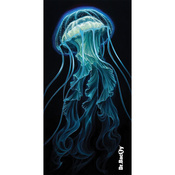 Dr.Bacty 70x140 beidseitig schnell trocknendes Handtuch - Medusa