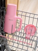 Thermal mug with straw Contigo Streeterville Tumbler 880 ml - Strawberry Cream