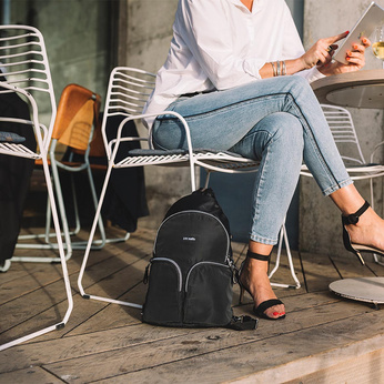 Stylesafe anti-diebstahl convertible sling zu rucksack - sch