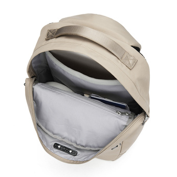 Pacsafe vibe 20l anti-diebstahl-touring-rucksack - beige