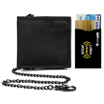 Pacsafe RFID Set: Men's Wallet Z100 + RFID card case