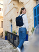 Pacsafe W Women's 10 L Anti-Diebstahl-Rucksack - marineblau