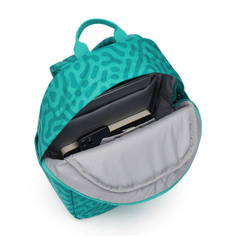 Anti-theft urban backpack Pacsafe Go 15 l - turquoise