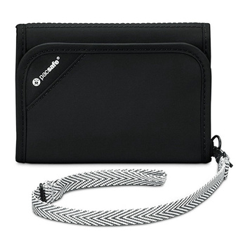 Pacsafe RFIDsafe anti-diebstahl RFID-blockierung dreifach gefaltete brieftasche - schwarz