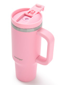 Thermal mug with straw Contigo Streeterville Tumbler 880 ml - Strawberry Cream