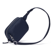 Small 2-in-1 anti-theft women's handbag Pacsafe W - navy
