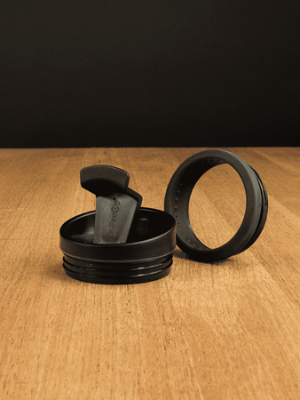 Thermobecher für Kaffee 2-in-1 Dr.Bacty Notus 360 ml - marineblau.