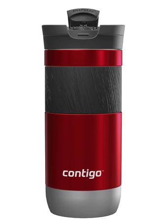 Thermal mug Contigo Byron 2.0 470ml  with custom inscription - engraved - Red