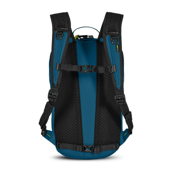 Wasserdichter, diebstahlsicherer Rucksack 18l Pacsafe ECO CX Econyl® - blau.