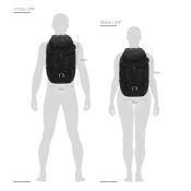 Anti-theft tourist backpack Pacsafe Venturesafe EXP35 - black