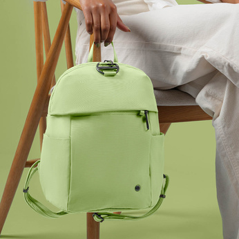 Pacsafe CX mini Anti-Diebstahl-Rucksack für Frauen 8L - lindgrün