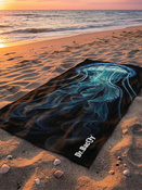 Dr.Bacty 70x140 beidseitig schnell trocknendes Handtuch - Medusa