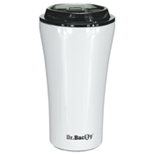 Dr.Bacty Apollo 2.0 thermal coffee mug - Espresso depresso - 360 ml - Glossy White