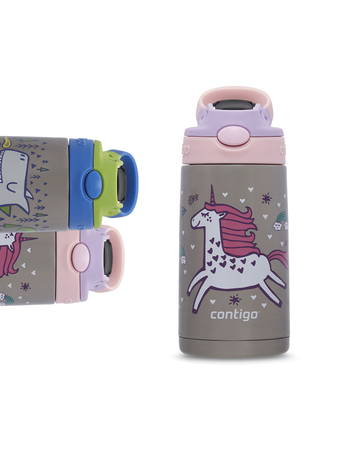 Baby Thermoflasche Contigo Easy Clean 380ml - Fliegendes Einhorn