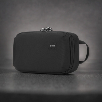 Travel case made of recycled material Pacsafe RFIDsafe - black