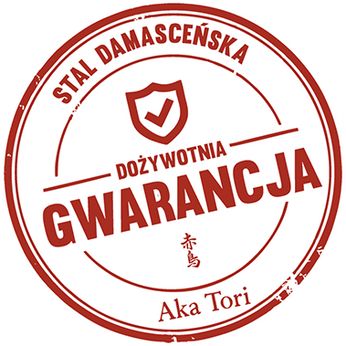 Aka Tori Damaszener-Nakiri-Gemüsemesser 7" mit Gravur - Tokyo Black